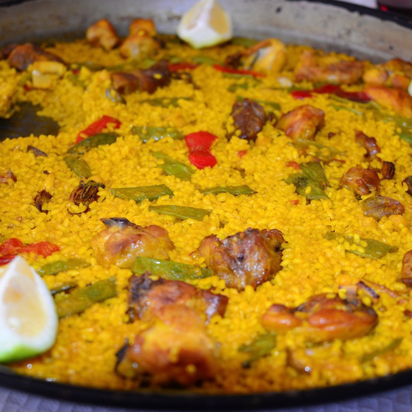 Spain, paella, rice, yellow, saffron