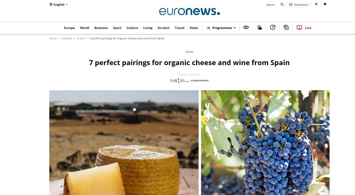 EURONEWS - 7 PERFECT PAIRINGS #SPAINFOODNATION