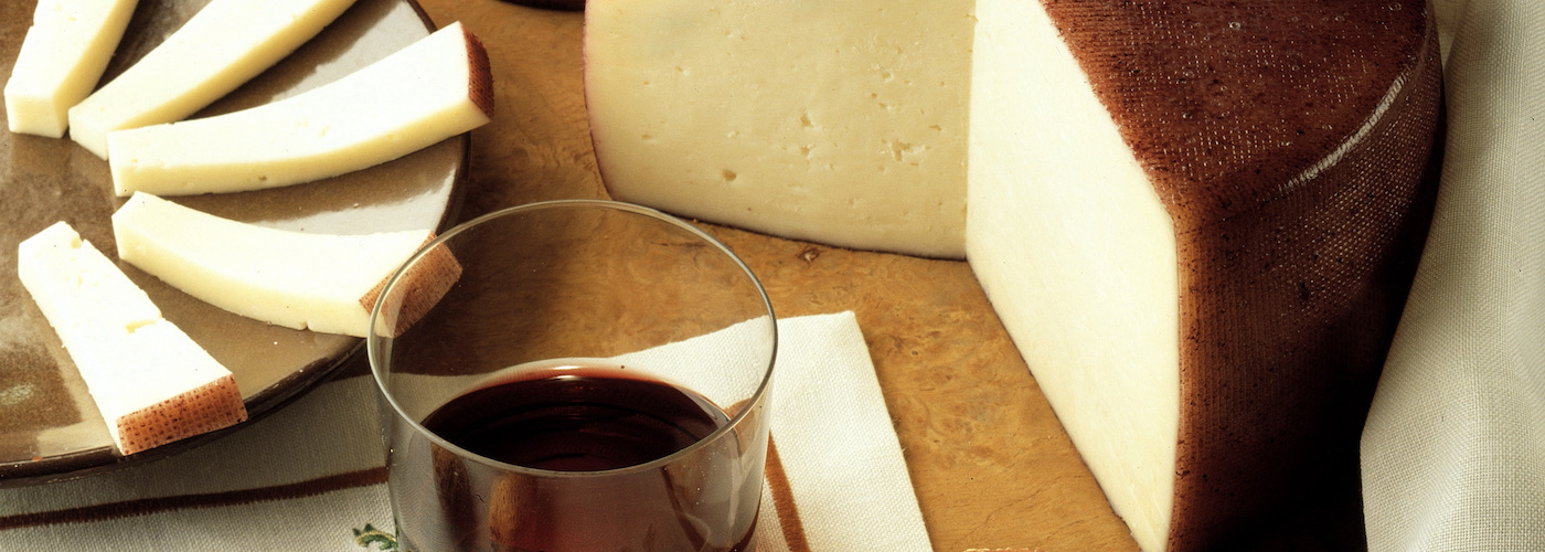 Cheeses and wine