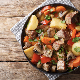 Pork with vegetables