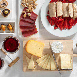 Spanish foods and wines. Photo by: @ICEX