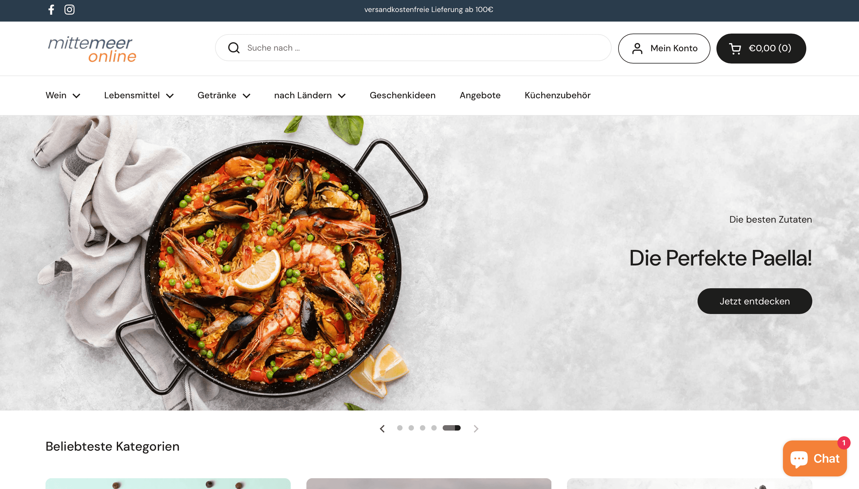 Mitte-Meer Online