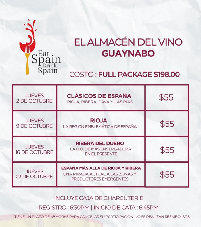 CATA B FERNANDEZ (GUAYNABO): ESPAÑA MÁS ALLÁ DE RIOJA Y RIBERA