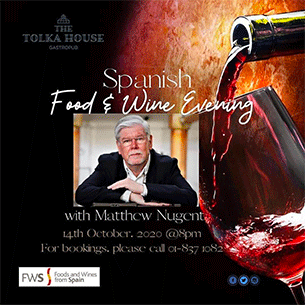 Spanish Food & Wine dinner with Matthew Nugent @ Tolka House
