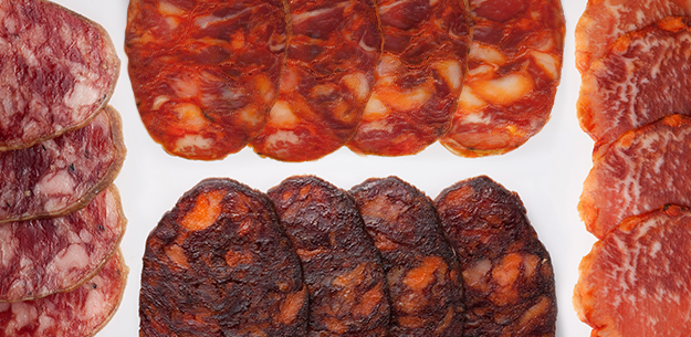 Spanish Ibérico sausages and charcuterie