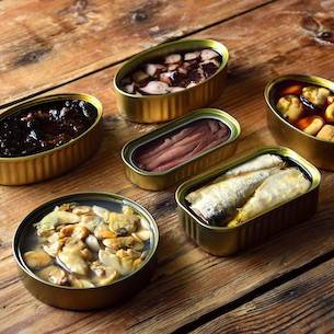 Canned fish small