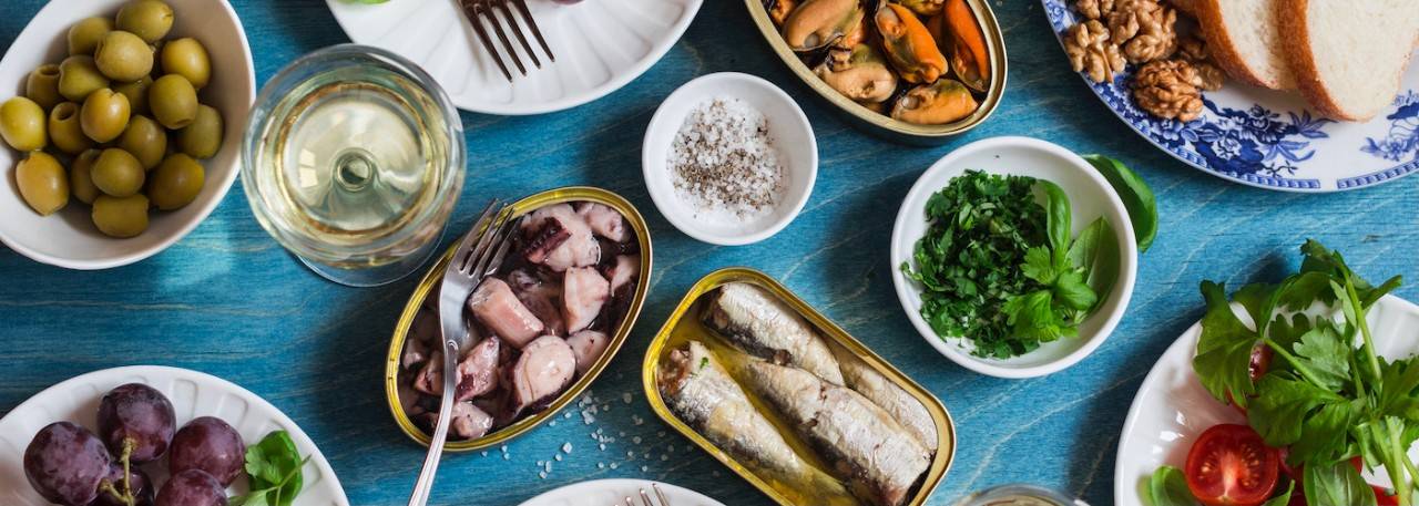 Canned fish small