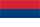 SERBIA FLAG (con marco)