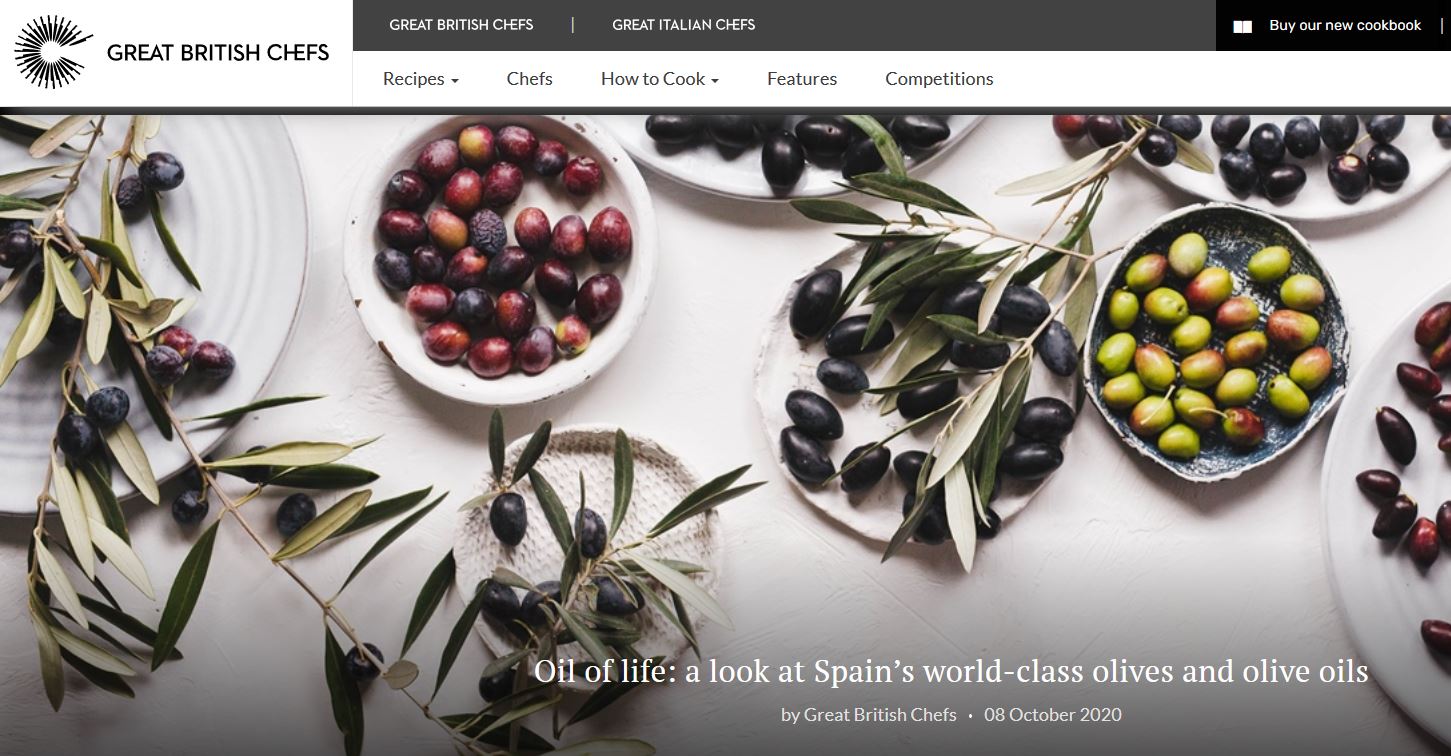 GREAT BRITISH CHEFS Oil of life a look at Spain’s worldclass olives