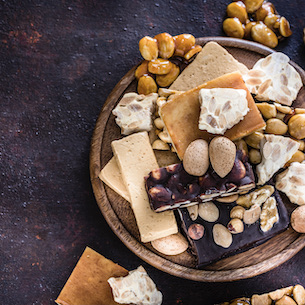Turrones, a traditional Christmas sweet