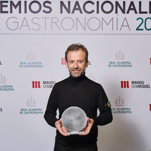 Nacho Manzano, Best Chef Winner in Spain's National Gastronomy Awards small