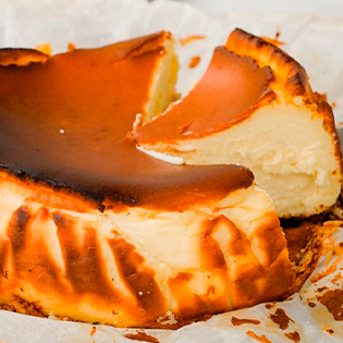 Basque cheesecake listado