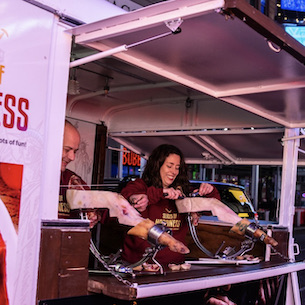 5k Trays of Spanish Ham Handed Out in NYC and Washington, DC