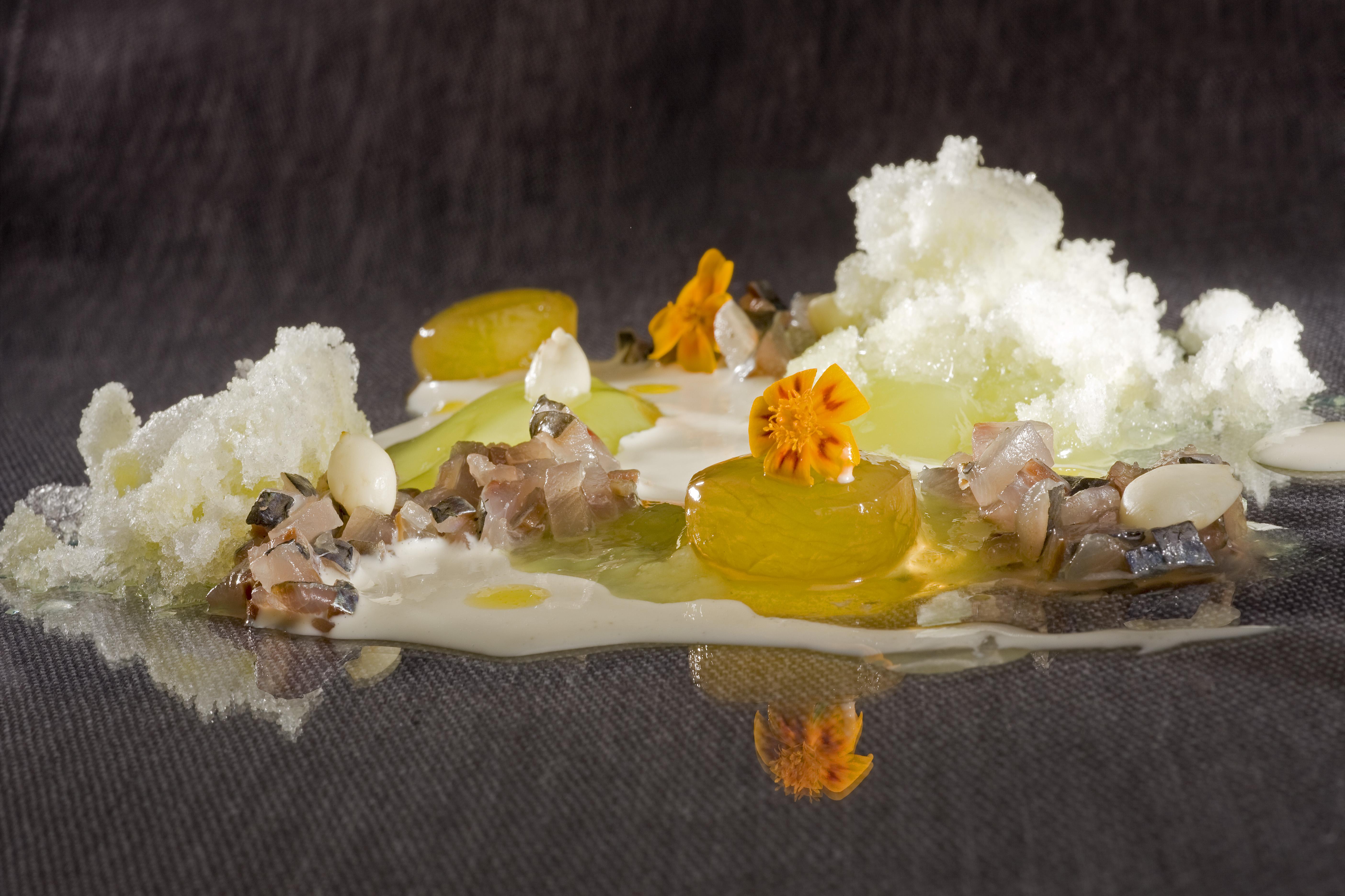 Apple, ajoblanco and sardines | Foods & Wines from Spain