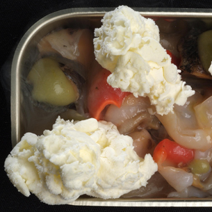 Mollusks with olive juice and nitro olive oil with tomato | Foods & Wines from Spain