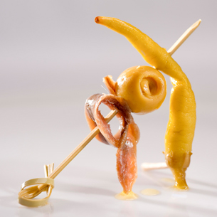 Chili pepper and anchovy skewers | Foods & Wines from Spain