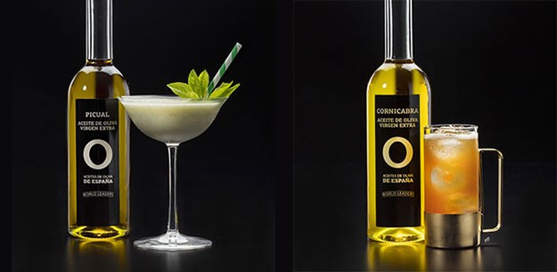 Cocktails with Spanish extra virgin olive oil
