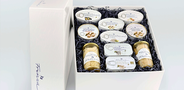 Spanish food & wine gifts. Frinsa fish and shellfish preserves