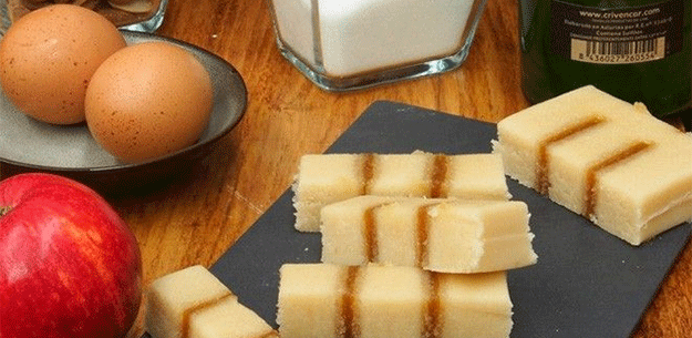 Spanish turrón: Cider turrón by Terra Astur brand