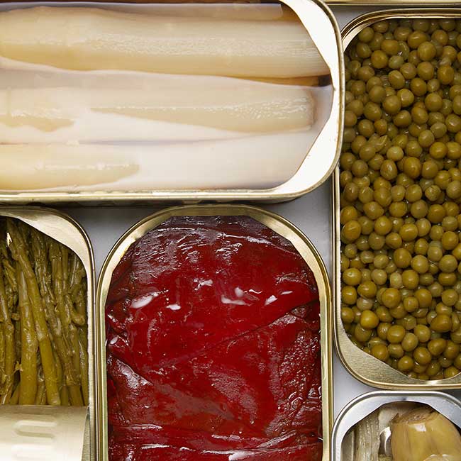 Spanish canned and bottled vegetables. Photo by: LH Photoagency JC de Marcos /@ICEX.