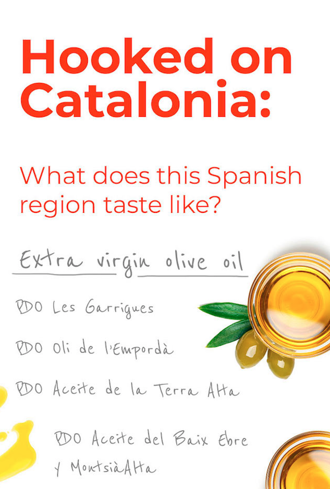 Flavors from Catalonia. Infographics. 