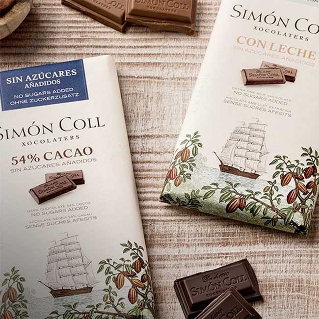 Spanish chocolate brand Simon Coll. Photo by: Simon Coll. 