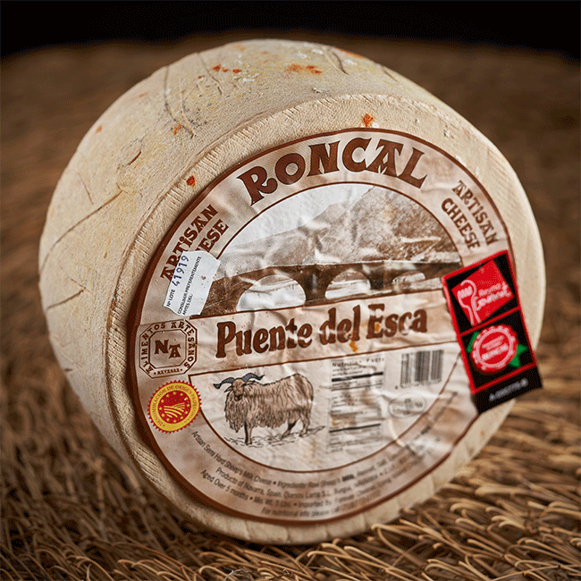 Sheep cheeses from Spain. Photo: Quesos Puente del Esca. DO Roncal