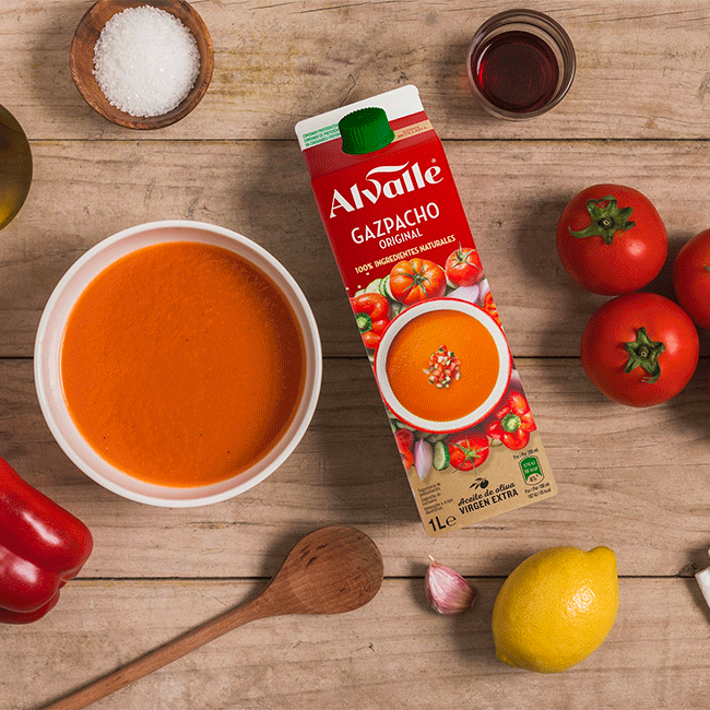 Spanish gazpacho. Photo by: Alvalle