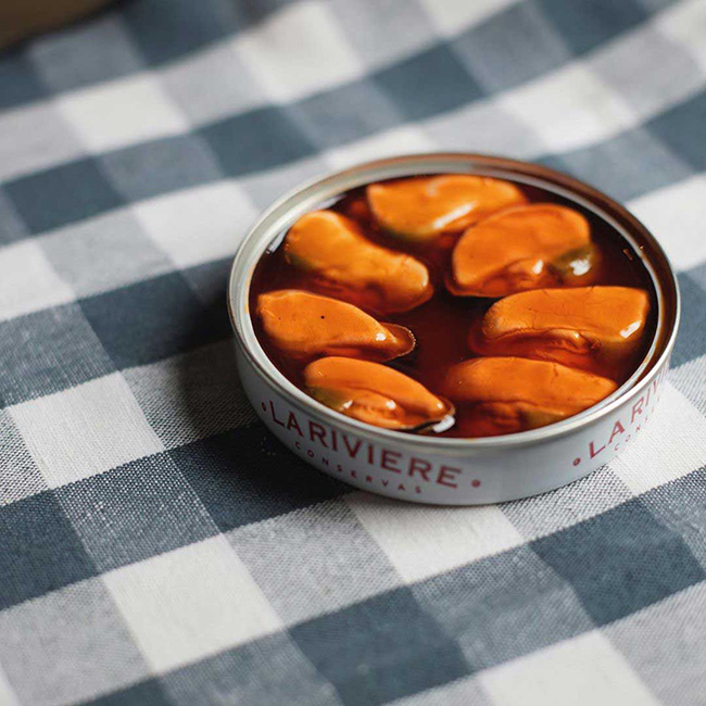 Mussels by La Riviere brand.  Photo: La Riviere.