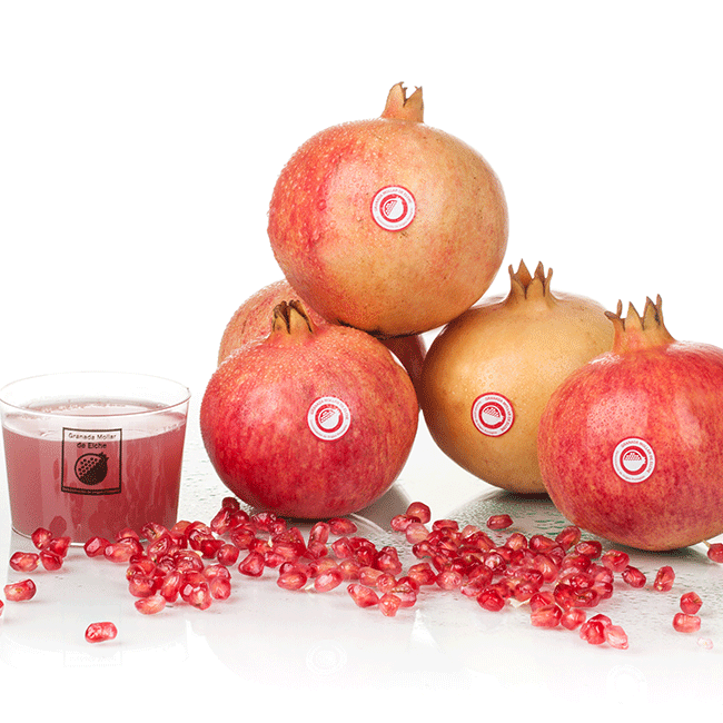 Mollar pomegranate from Spain. Photo by: DOP Granada Mollar de Elche