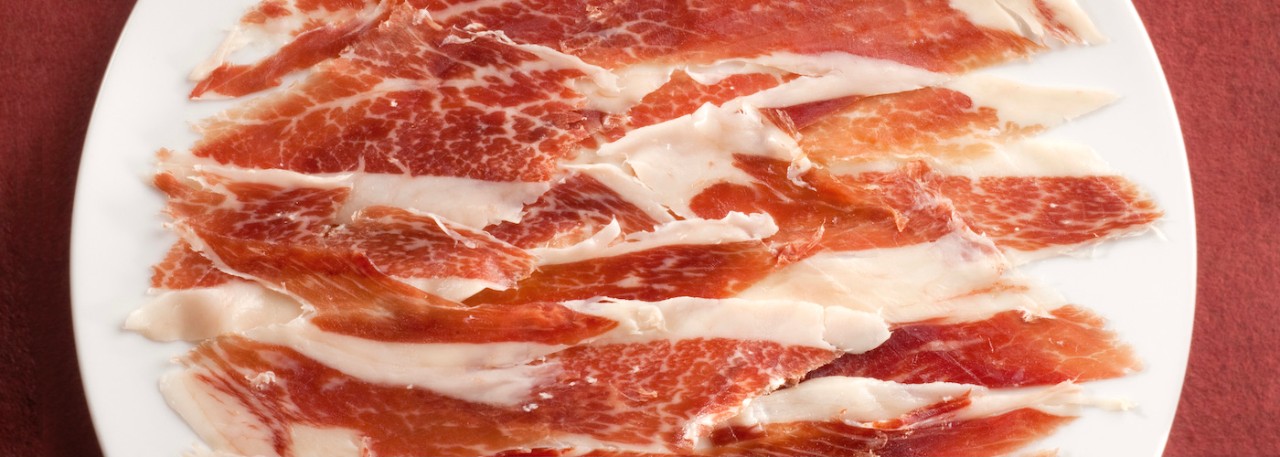 Ibérico Ham in dish