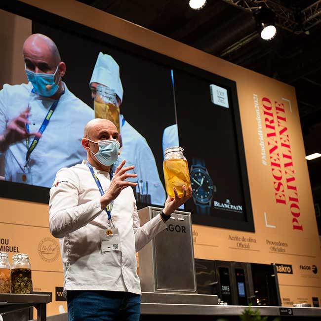 Madrid Fusion 2021: Chef Nazario Cano of Odiseo restaurant