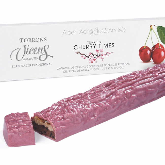 Cherry Times turrón by Torrons Vicens