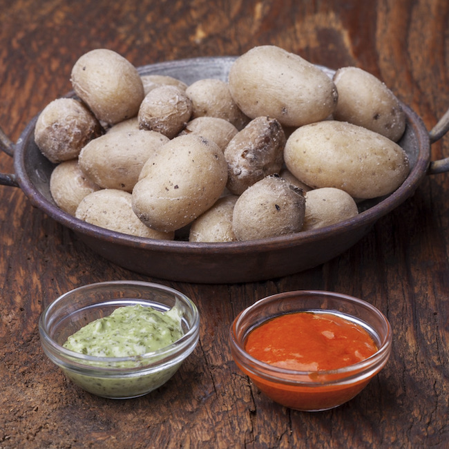 Papas con mojo