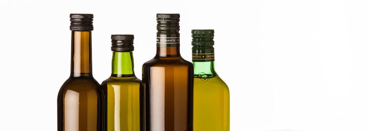 Olive oil bottles