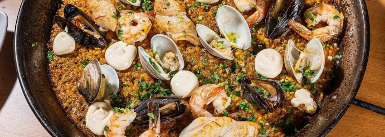 Paella from El Mercat Bar de Tapas