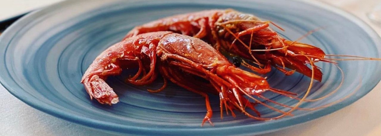 Red prawns from Dènia