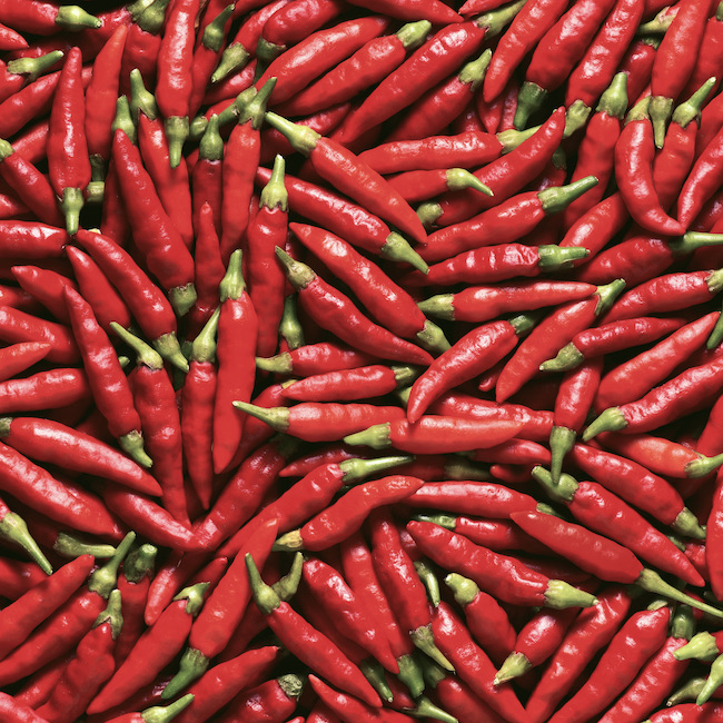 Image for use as background full of red pepper.