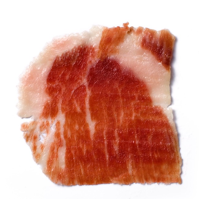 Slice of IbÈrico ham