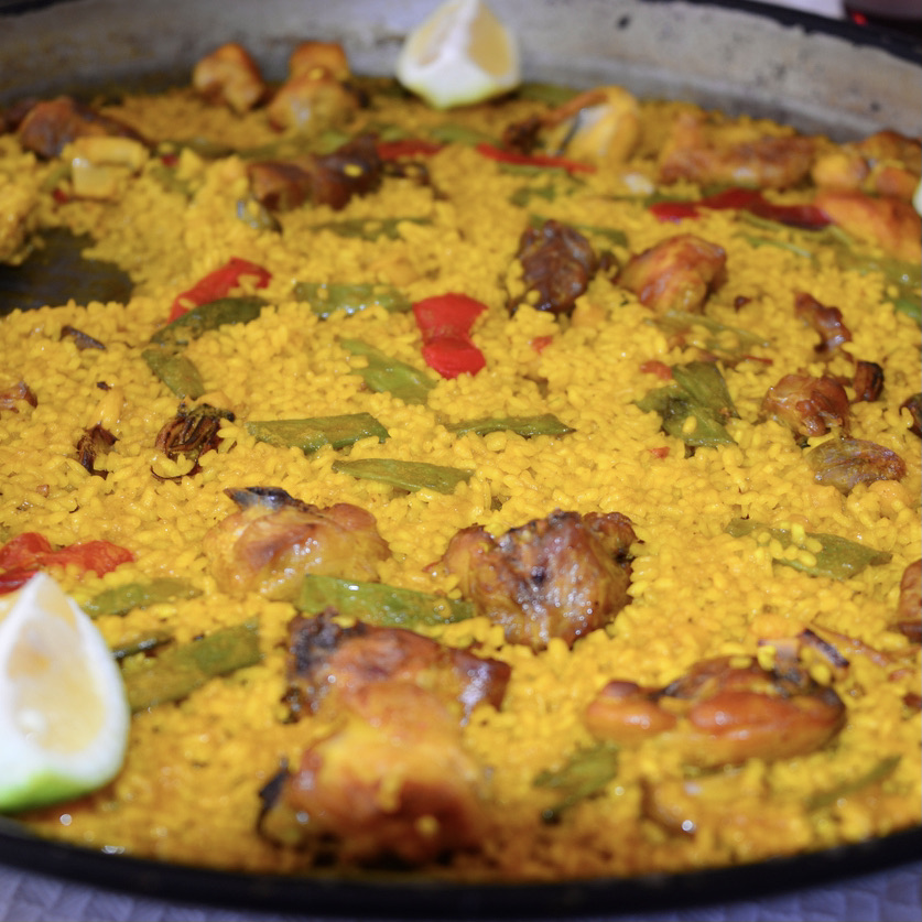 Spain, paella, rice, yellow, saffron