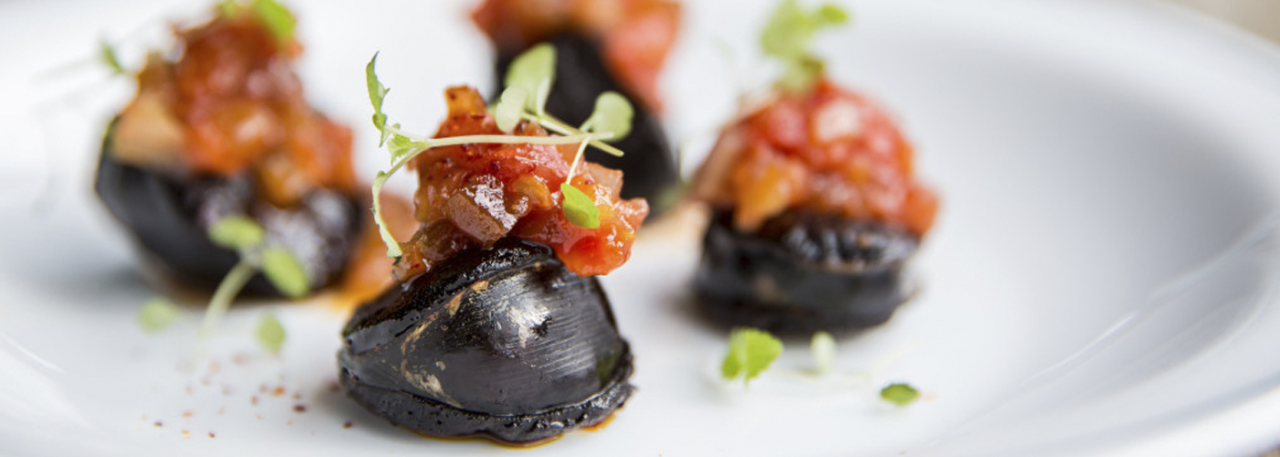Black Pudding with Tomato