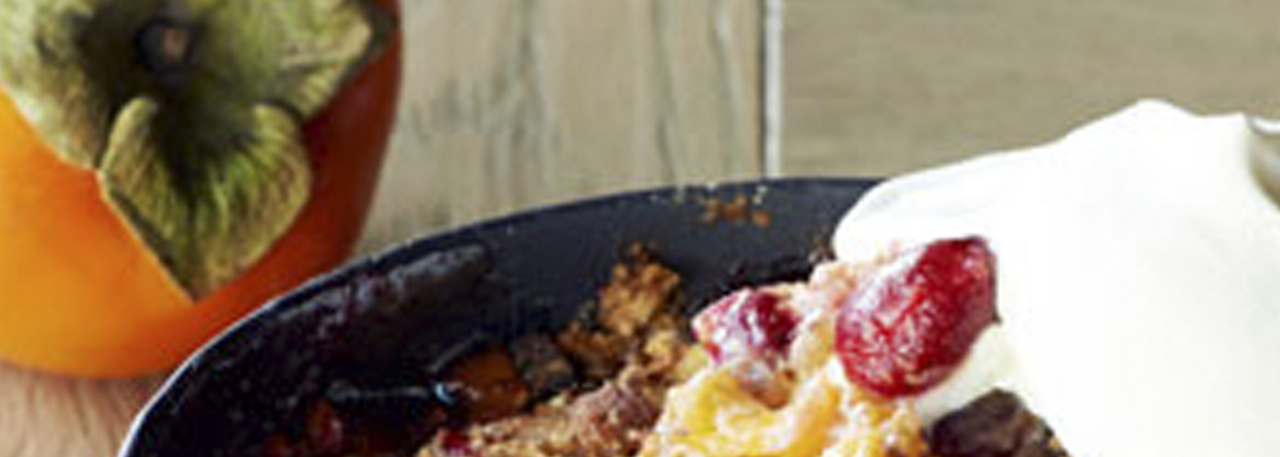 Persimon® Cranberry Crisp with Hazelnut Crumble - IMG