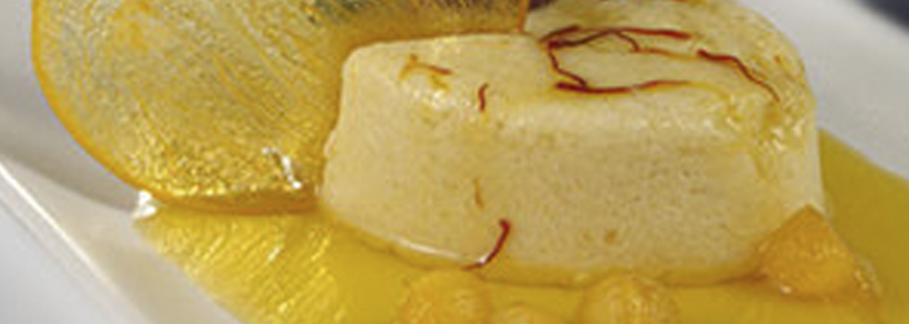 Persimon® Custard with Saffron Infused Syrup