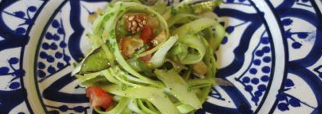 Raw Asparagus salad - IMG