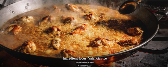 GREAT BRITISH CHEFS - Valencia Rice