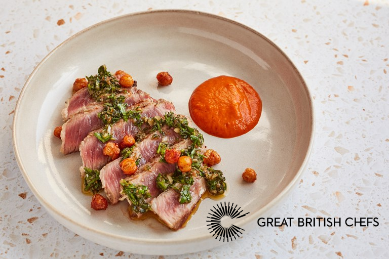 GREAT BRITISH CHEFS - Presa Ibérica with Chimichurri