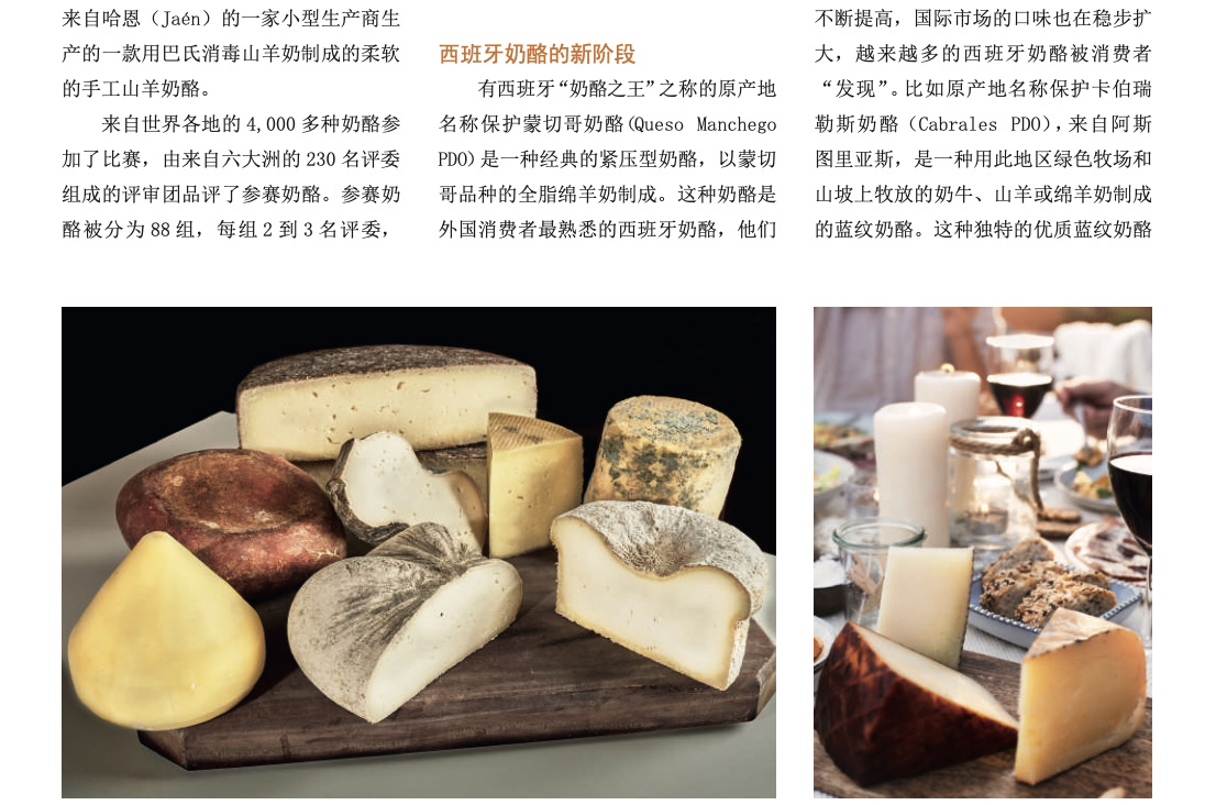 world cuisine - spanish cheese industry trends