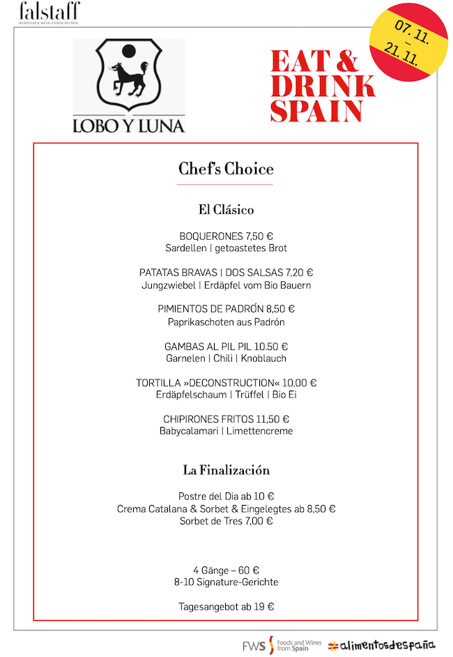 Lobo y Luna menu 2/2