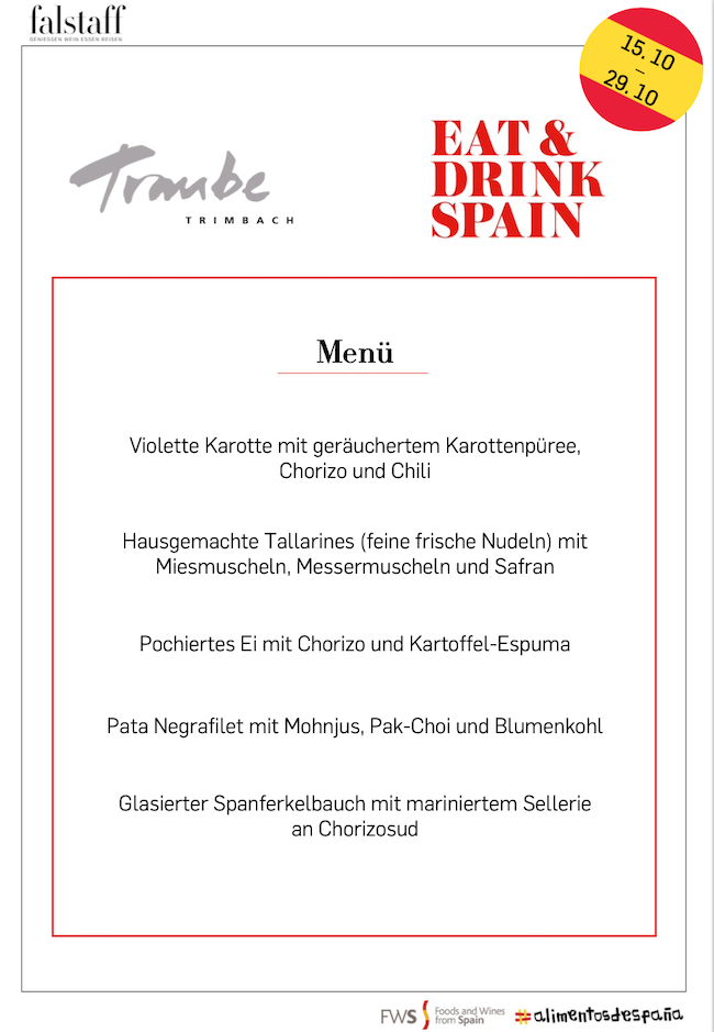 Food menu