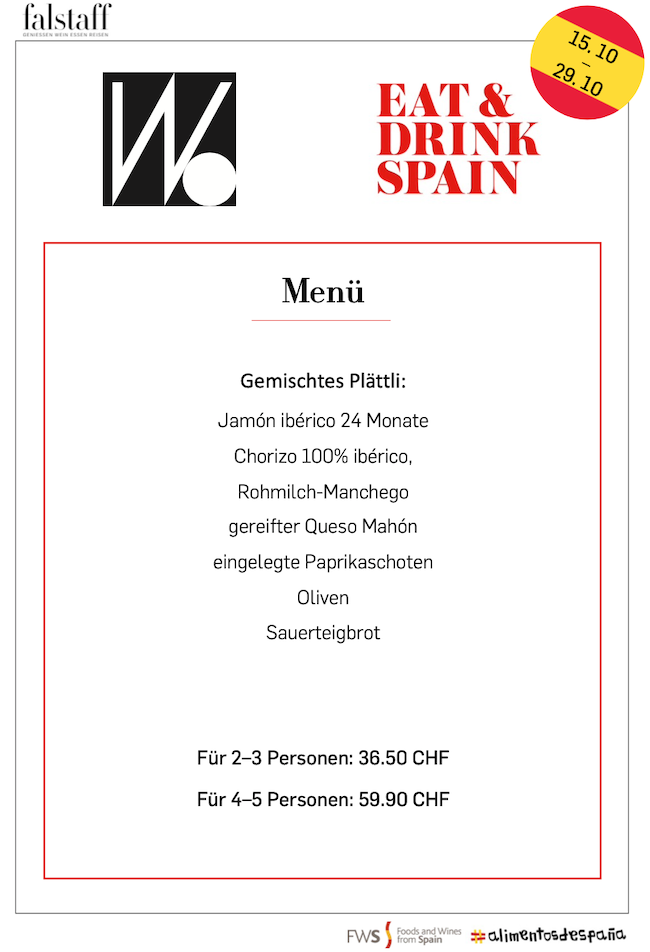 Food menu